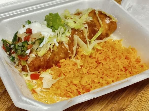 Chicken Chimichanga.