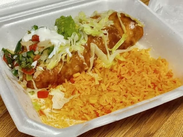 Chicken Chimichanga.